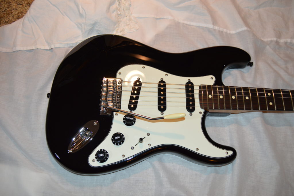 “The Tuxedo” Black and White Fender Stratocaster ... strat wiring diagrams guitar 
