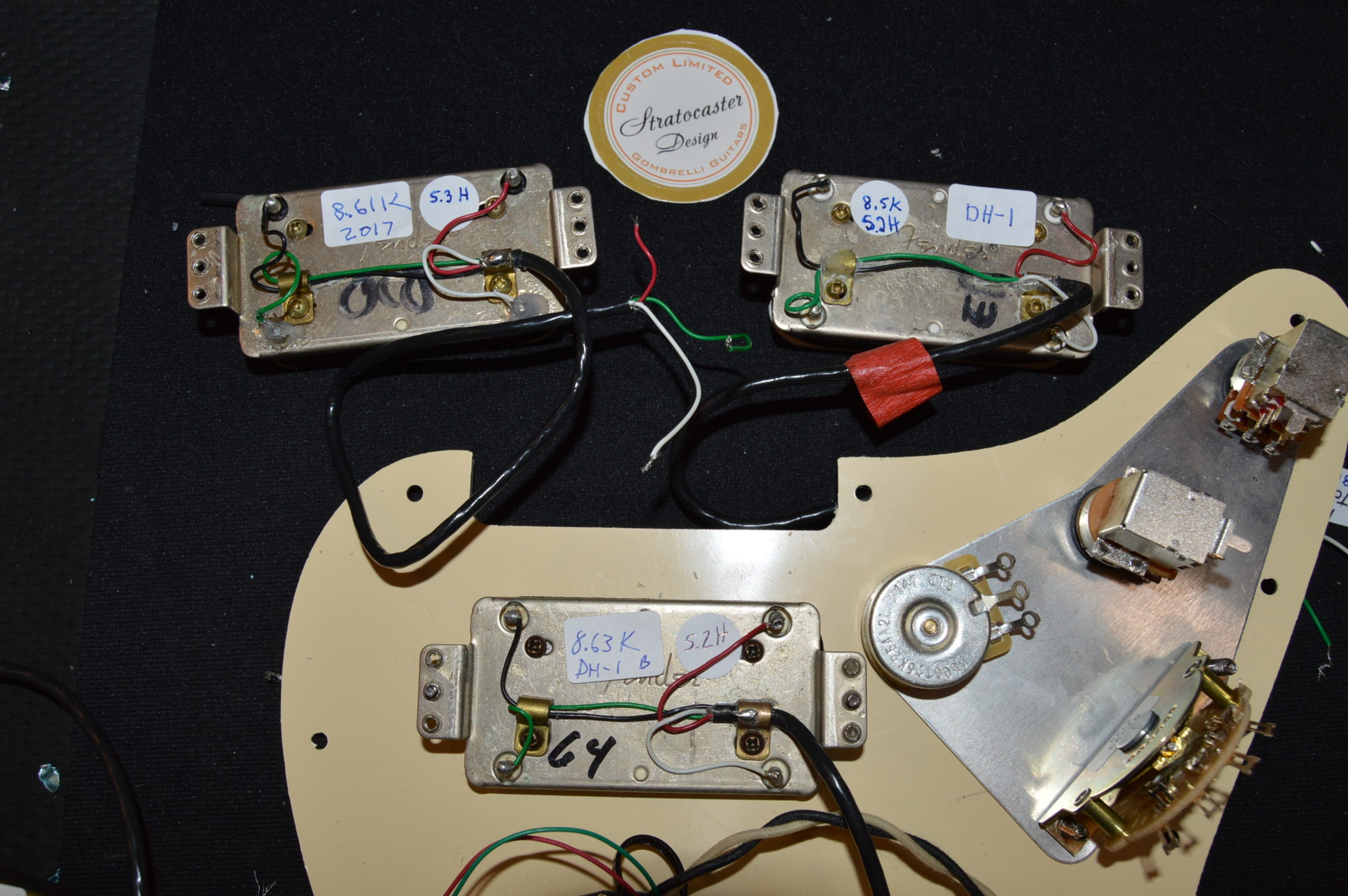 Fender Humbucker Pickups - Stratocaster Design